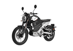 Электромотоцикл WHITE SIBERIA SUPER SOCO TC MAX (Черный-Серебро)