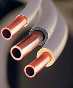 Труба медная с теплоизоляцией д=3/8 (9,53*0,8)