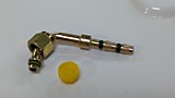 Фитинг сталь/резина G6/d8-90гр (3/8) (под клипсы)