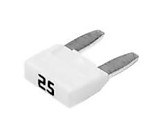 Предохранитель мини 25 А белый